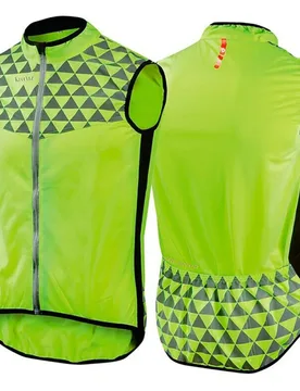 Gilet Mont Ventoux Green Triangles - Wowow - FashionsVida