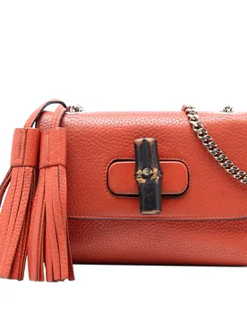 Small Leather Miss Bamboo Crossbody - Gucci - FashionsVida