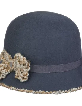 Davola Wool Cloche Hat by - blue - Damen - Size: One Size - Lierys - FashionsVida