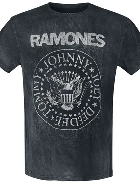 T-Shirt - Hey Ho Let's Go - S bis 3XL - für Männer - Größe XL - schwarz - Lizenziertes Merchandise! - Männer - male - Ramones - FashionsVida