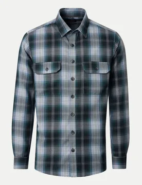 Casamoda Hemd Casual Fit Blau L - Casamoda - FashionsVida