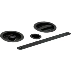 Kit Puertas Correderas Embutir Redondo 56 Ø - 160 x 17 mm