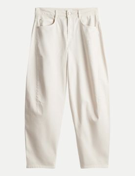 Barrel-Leg Jeans Lolah Joy Weiß 42/28