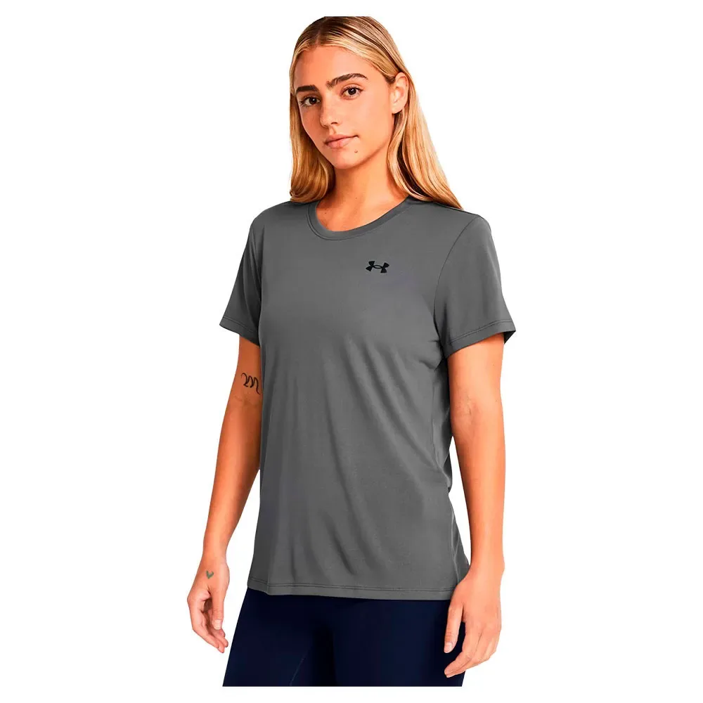T-shirt à Manches Courtes Tech Solid Ssc Castlerock / Black L - Under armour - FashionsVida