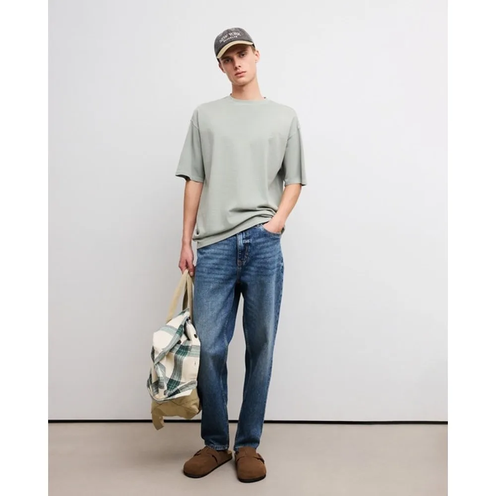 Camiseta manga corta estructura de hombre - Green Coast - FashionsVida