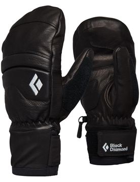 Freeride Fäustlinge aus PrimaLoft® W Spark Mitts Black Black für Damen aus Leder Größe M schwarz