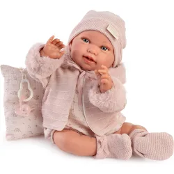 Muñeca Recién Nacida Pipa Invierno cuerpo con relleno Especial