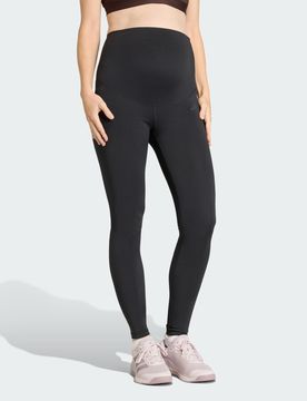Leggings premaman a lunghezza intera Optime Essentials Workout XL Black