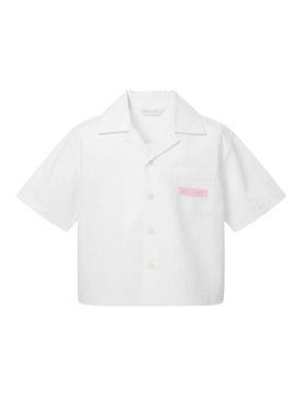 Palm Angels Camicia Crop Con Logo