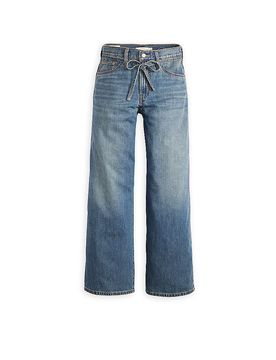 Jeans de pierna ancha azul 28/L29