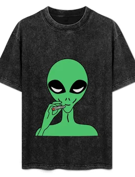 Green Alien T-Shirt Christmas Casual Short Sleeve Top - Aliexpress - FashionsVida