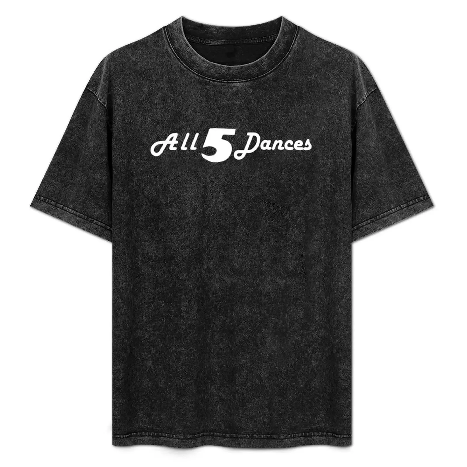 Community all five dances white T-Shirt All Match Basic Short Sleeve Top - Aliexpress - FashionsVida