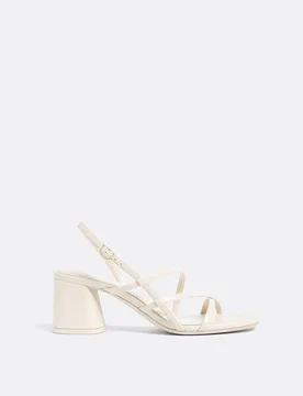 Riemensandalen mit breitem Absatz NATUR 35 - Stradivarius - FashionsVida