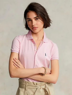 Polo de mujer liso slim Fit - Polo Ralph Lauren - FashionsVida