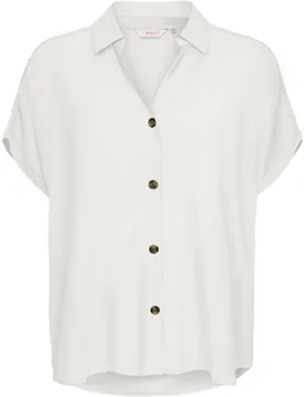 Camisa de mujer de manga corta con cuello camisero - Only - FashionsVida