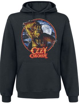 Kapuzenpullover - Bark At The Moon - M - für Männer - Größe M - schwarz - Lizenziertes Merchandise! - Männer - male