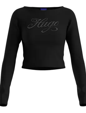 Hugo Sweat-shirt Dastja 10269541 Blue Black L - Hugo Boss - FashionsVida