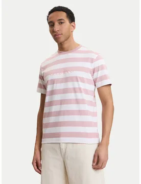 T-Shirt M4YI84 K9XF1 Rosa Regular Fit S male - Guess Jeans - FashionsVida