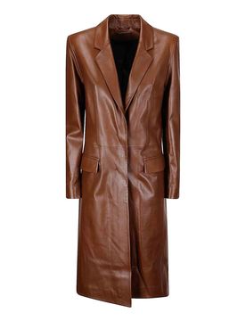 Cappotto Redingote in Pelle