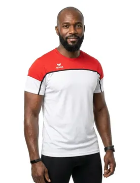 T-shirt à Manches Courtes Change White / Red / Black L