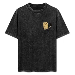 WAP cat T-Shirt Simple Line Art Print Tee