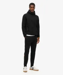 Superdry Herren Tech Jogginghose in Karottenpassform mit Logo Schwarz - Größe: XL