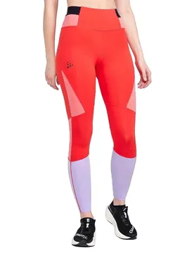 Leggings Pro Hit Blocked Reddish / Lavender M