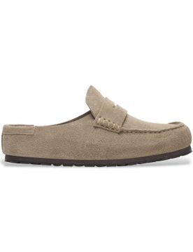 Para hombre. 1029675 Zuecos de Piel Naples Wrapped (Ajuste Regular) (40), Plano, Ninguno, Casual