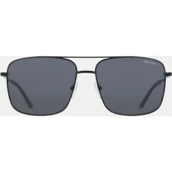 Gafa de sol de hombre cuadrada en metal con lente polarizada