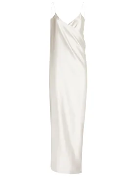 Magda Butrym Silk Crepe Maxi Dress - Magda Butrym - FashionsVida