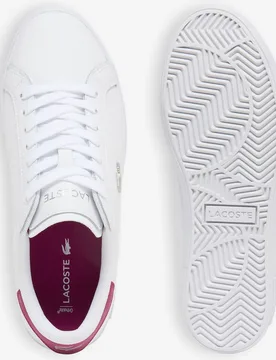 Zapatillas Powercourt de piel de mujer en - Lacoste - FashionsVida