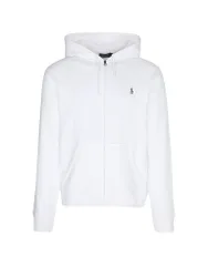 Sweat-shirt zippé blanc XXL
