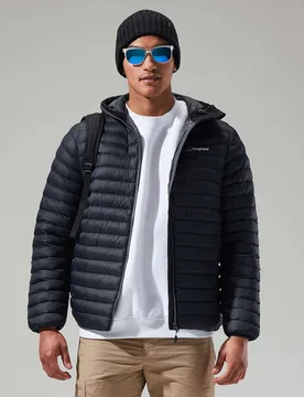Vaskye Hooded Puffer Jacket Black male - Berghaus - FashionsVida