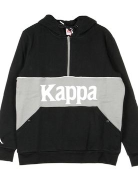 Felpa Cappuccio Zip Uomo Authentic 90 Barna Black/grey Flint/white