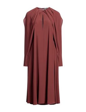 Vestido midi Mujer Marrón 38,42,44 Mujer