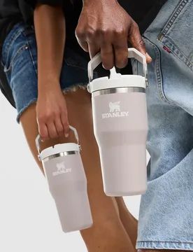 IceFlow Flip Straw 0.59L Tumbler - Damen, Grau - female - Size: 0.59L - Stanley 1913 - FashionsVida