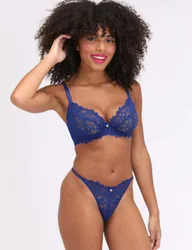 Boux Avenue Heidi Thong Blue female