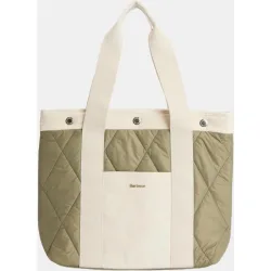 Bolso tote acolchado con asas