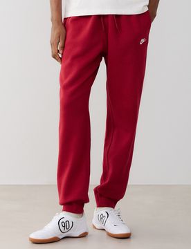 Pant Jogger Club bordeaux/blanc xs