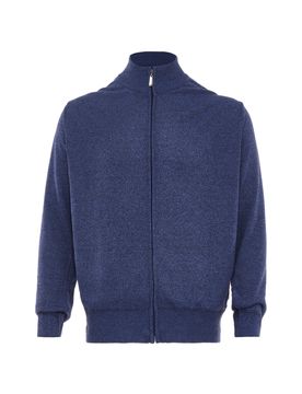 Sloan Cárdigan azul moteado