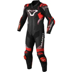 Tuta Moto 1pz Armadyl Nero Rosso Bianco taglia 50