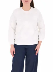 Felpa girocollo BIANCO M