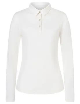 Polo à Manches Longues Bio J Regular Fit Fresh White S