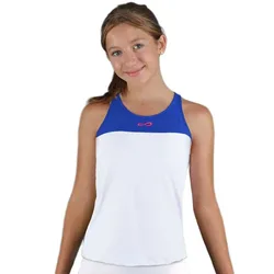 Lace Sleeveless T-shirt White Royal 8-10 Years