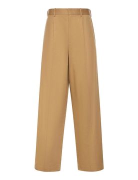 Pantaloni a gamba larga in cotone