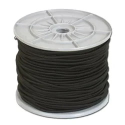 Gummiseil 4 mm schwarz 100 m Default Title adult