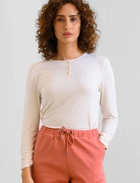 Women's Hanely Crew Neck T-shirt in Grey Size: 12 - Grey - Size: 12 - Enorsia - FashionsVida