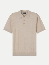 Olymp Strick- Poloshirt Beige XXL