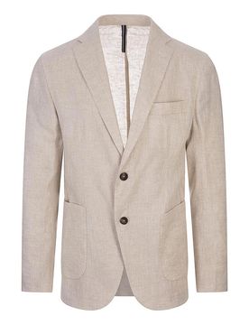 Blazer monopetto in lino