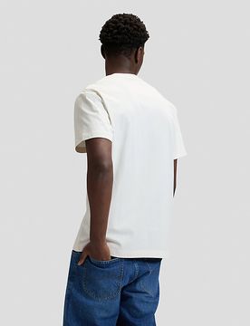 Relaxed Small Logo Tee Natural Größe S male